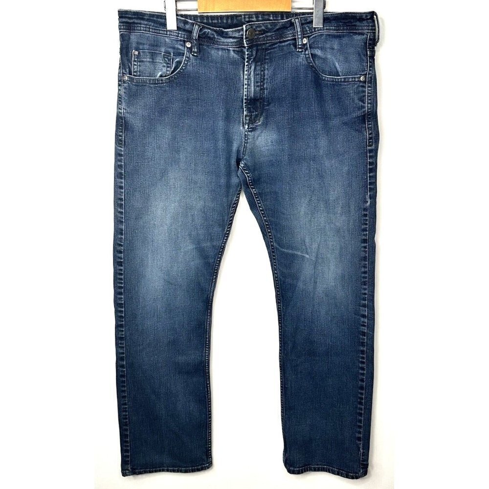 Buffalo David Bitton Jeans Mens Jack-X Slim Straight Stretch Denim Blue Sz 38x31